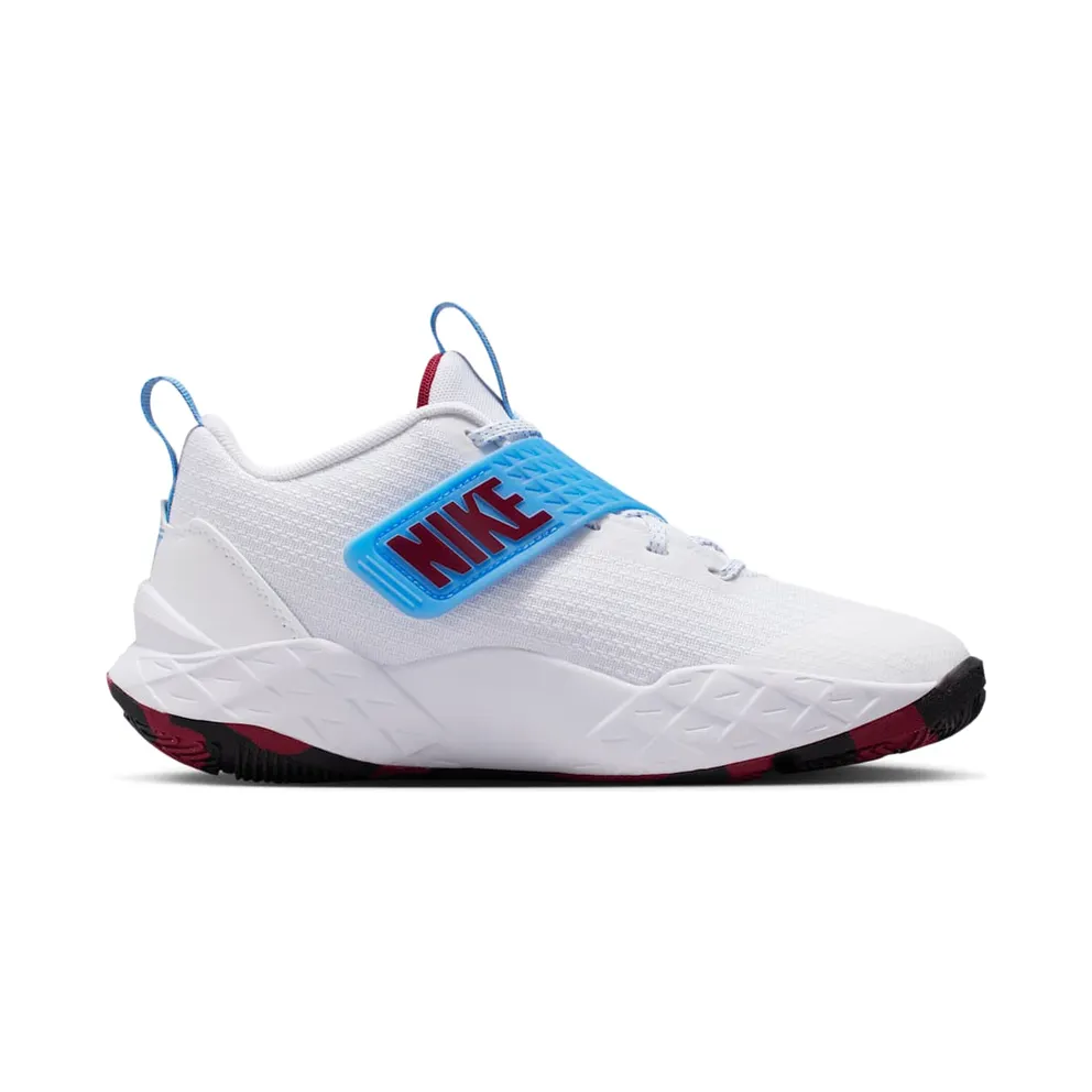 Nike Team Hustle D 12 White University Blue Black Team Red (HF6279-102)