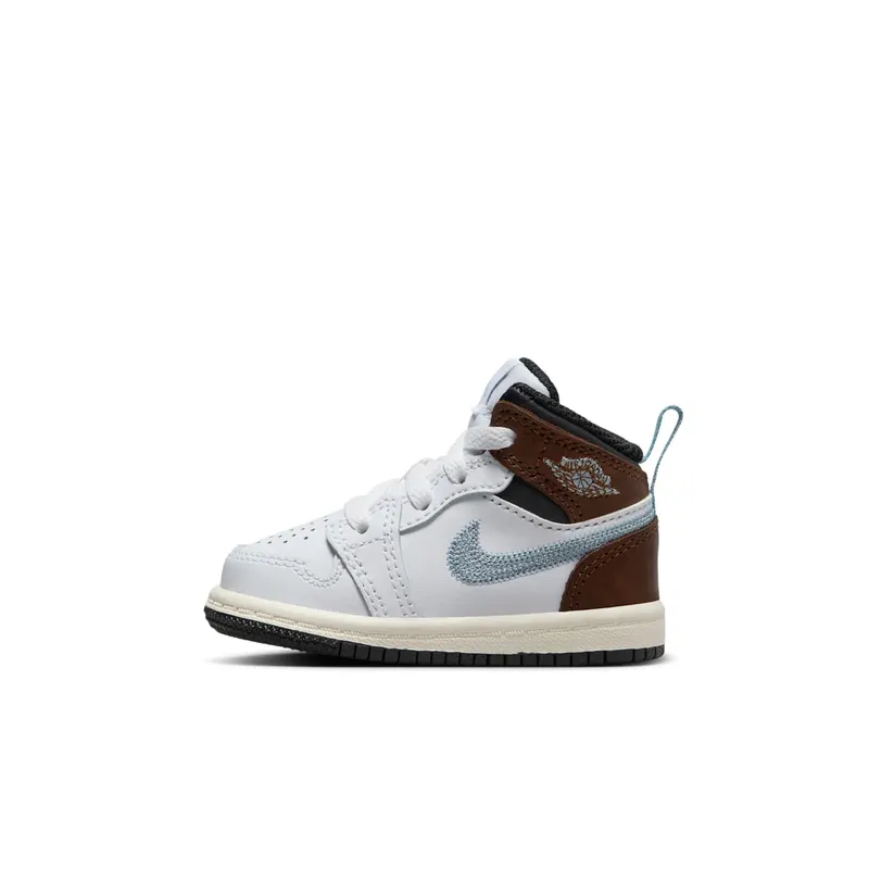 Jordan 1 Mid SE White Black Sail Blue Grey (FQ8221-142)
