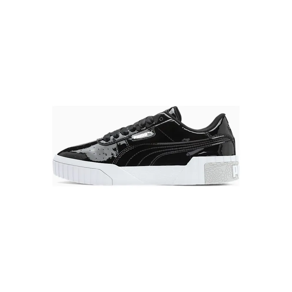 Puma Cali Patent jeugdsportschoenen White/Black (370139-02)
