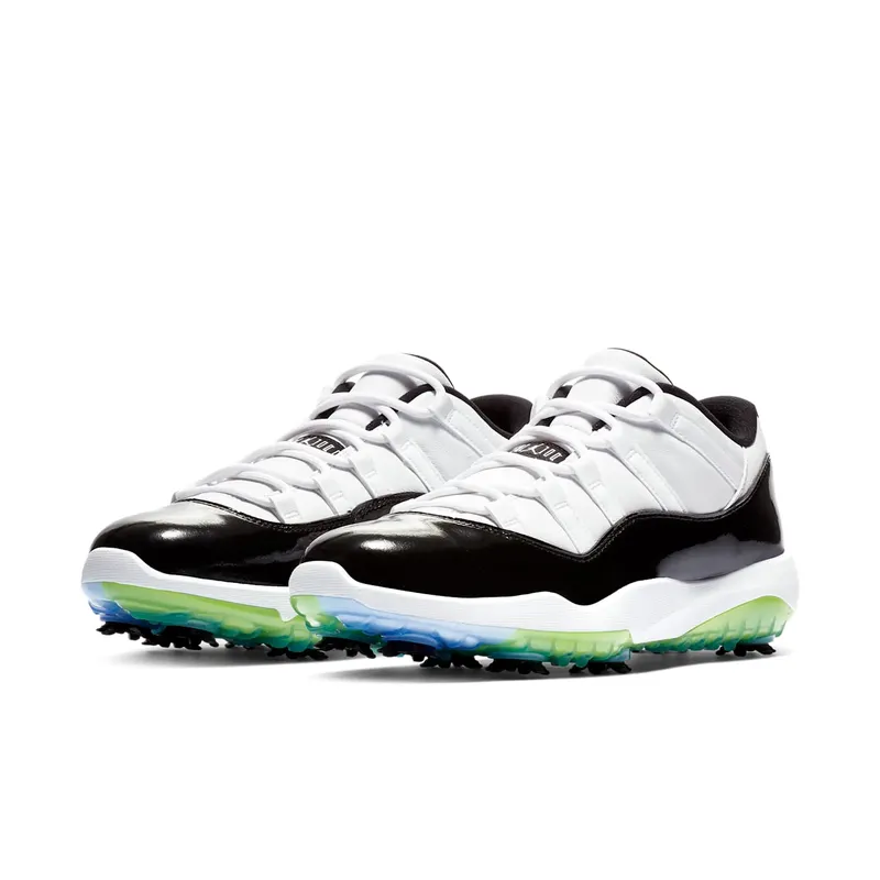 Jordan 11 Retro Low Golf Concord White/Black-Volt (AQ0963-101)