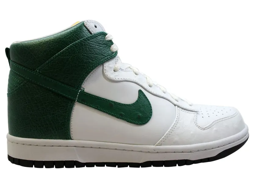 Nike Dunk High Premium White/Pine Green-Varsity Maize (317891-131)