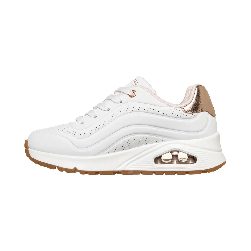Skechers UNO Gen1 – Shimmer Wave Sneaker White