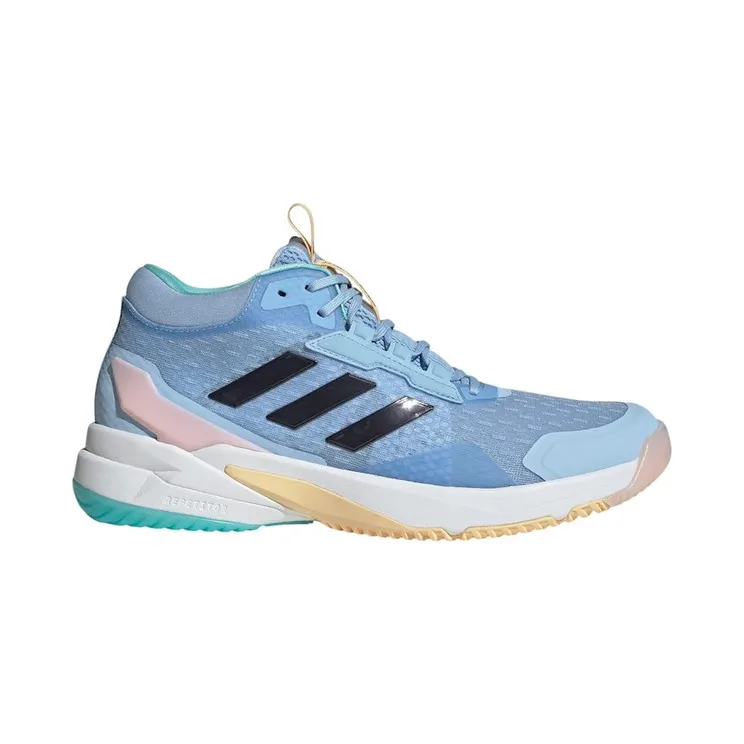 adidas Crazyflight 6 Mid Indoor Glow Blue Shadow Navy Flash Aqua (HP7032)