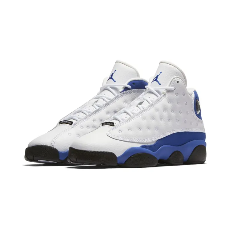 Jordan 13 Retro White Hyper Royal Black (GS)