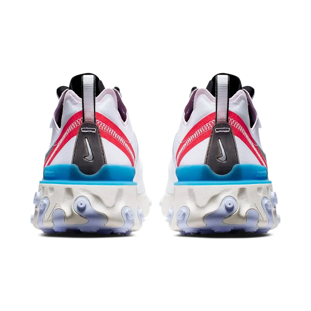 Nike React Element 55 Blue Hero (W) White/Silver-Phantom-Blue Hero-Red Orbit-Half Blue (CK4462-100)
