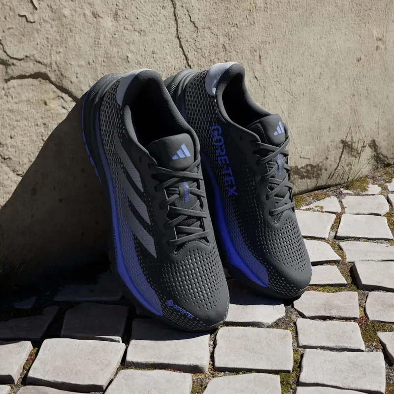 Adidas Supernova GORE-TEX Running Shoes Core Black / Grey / Cobalt Blue (ID6307)