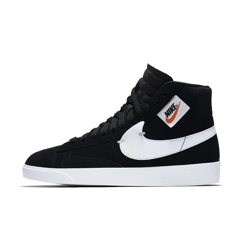 Nike Blazer Mid Rebel Black White (W) Black/Summit White-Oil Grey-Oil Grey (BQ4022-001)