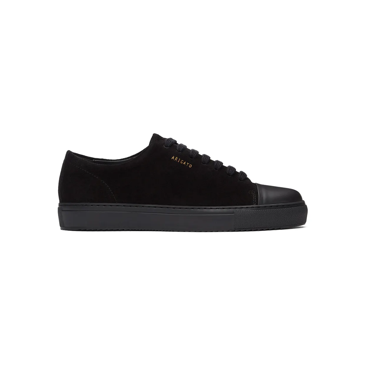 Axel Arigato Black Suede Cap-Toe Sneakers (20041)
