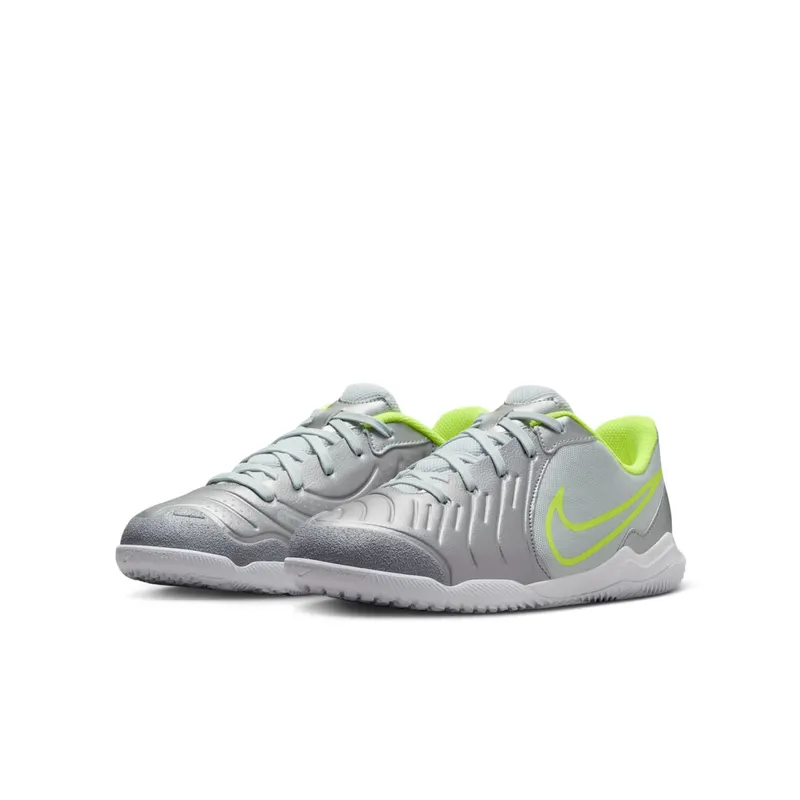 Nike Tiempo Legend 10 Academy IC Metallic Silver Volt Black (DV4350-001)