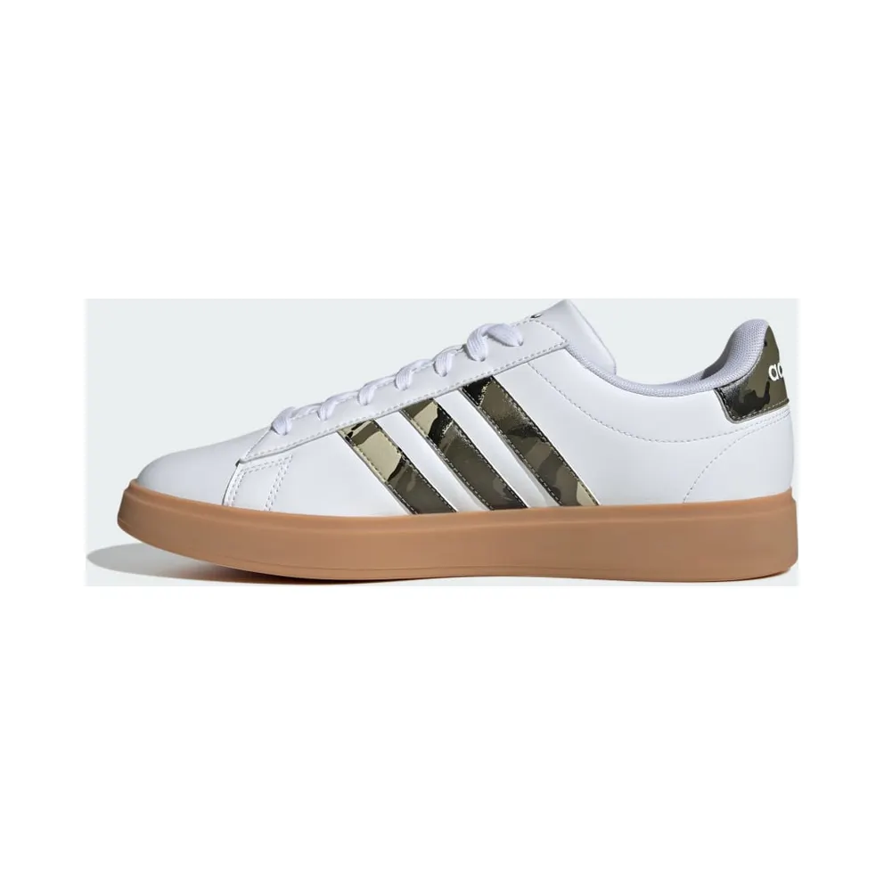 adidas Grand Court 2.0 Cloud White / Olive Strata / Putty Grey (ID2955)
