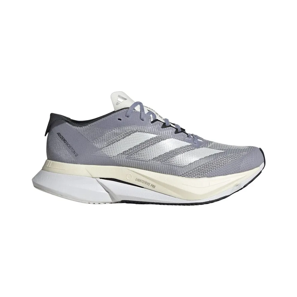 adidas Adizero Boston 12 Silver Violet Cloud White Silver Dawn (HQ2170)