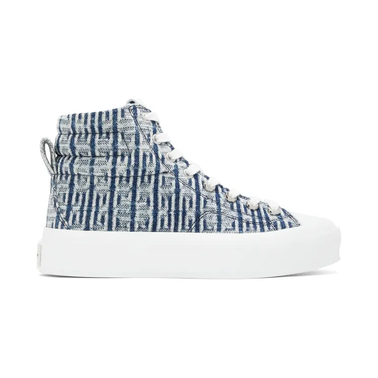 Givenchy Blue 4G City High-Top Sneakers (BE0025E1EL457)