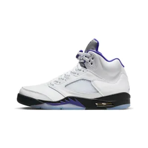 Air Jordan 5 Retro Dark Concord (GS) “White / Black / Dark Concord” (DD0587-141)