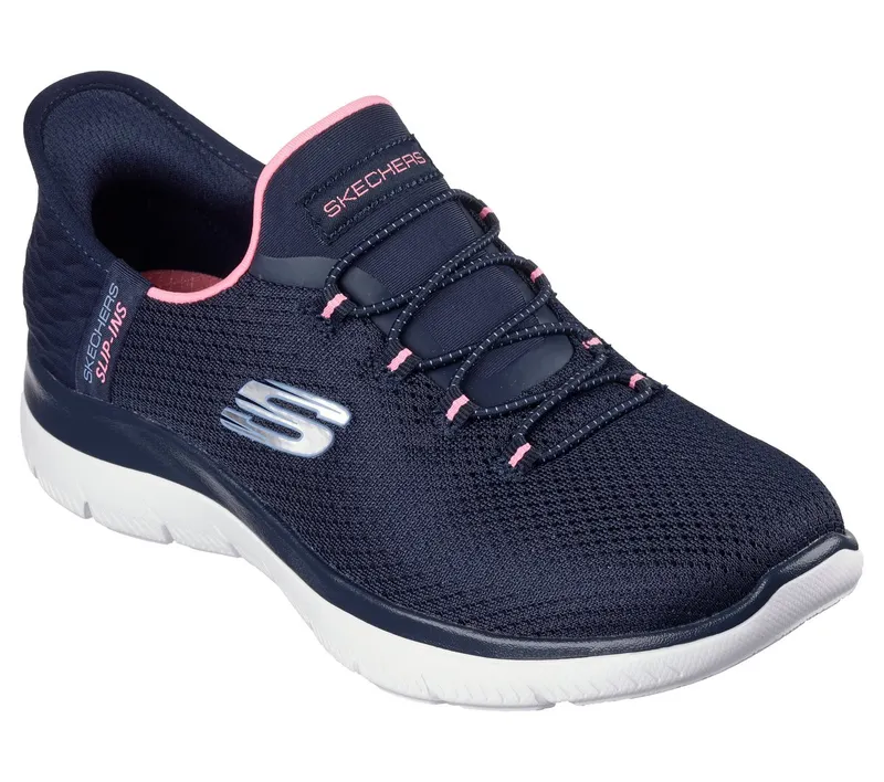 Skechers Slip-ins: Summits – Diamond Dream Sneaker Marine/Pink