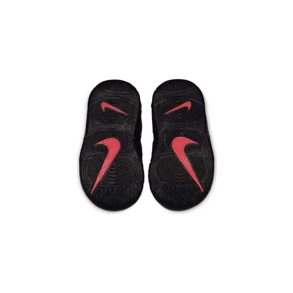 Nike Air More Uptempo 96 Spray Paint (TD) Black/White/Laser Crimson (CK0825-010)