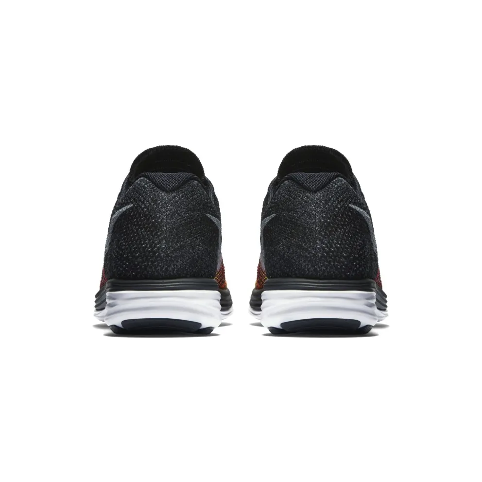 Nike Flyknit Lunar3 Orange Toe Black/White-Hot Lava-Volt (698181-007)