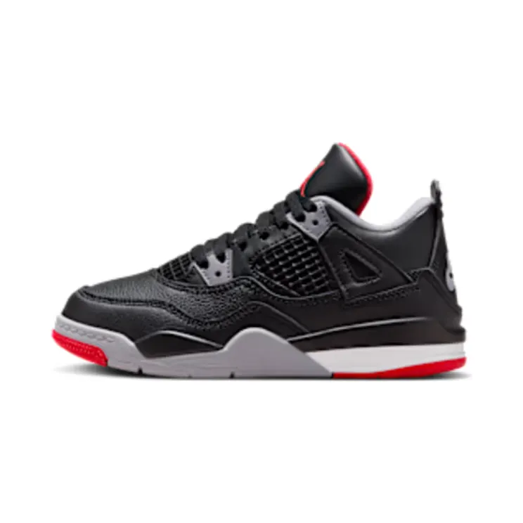 Air Jordan 4 PS Bred Reimagined “Black / Cement Grey / Summit White / Fire Red” (BQ7669-006)