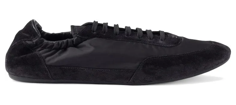 Prada Collapse Sneakers Re-Nylon Suede Elasticized Black (2EG479_D7C_F0002_F_G001)