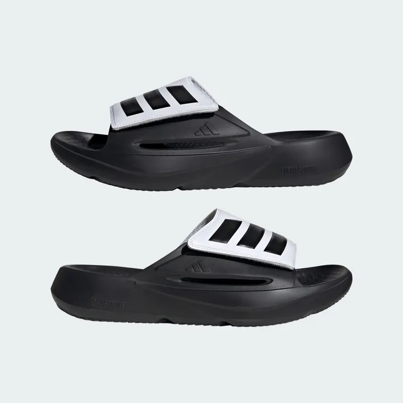 adidas Lightblaze Slides Core Black Cloud White (JS3588)