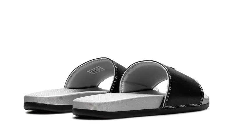 Adidas Adilette Comfort Slides “Core Black Silver Metallic” (JQ2254)