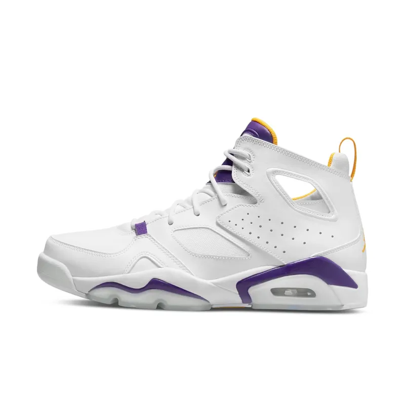 Jordan Flight Club 91 Lakers “White / Court Purple / University Gold” (DC7329-105)