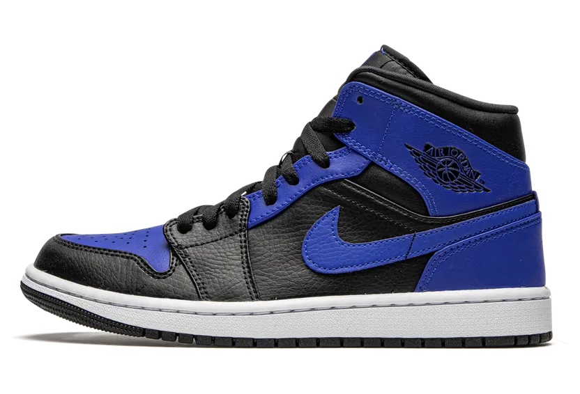 Air Jordan 1 Mid Hyper Royal (554724-077)