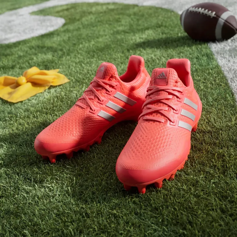 adidas Ultra Boost Football Cleats Solar Red Silver Metallic (JP7411)