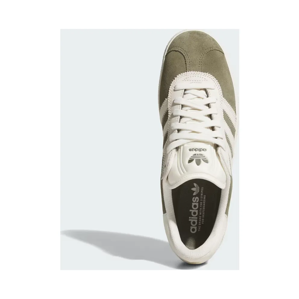 adidas Gazelle ADV “Olive Strata / Chalk White / Gold Metallic” (KJ0269)