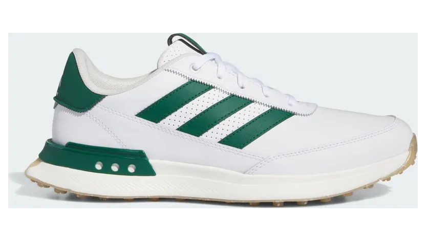 adidas S2G Spikeless Leather 24 Golf Cloud White Collegiate Green Gum (IF0299)