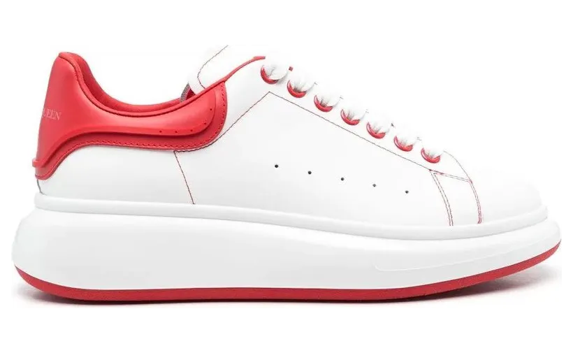 Alexander McQueen Oversized White Red Outline (735774 WICYV 9676)