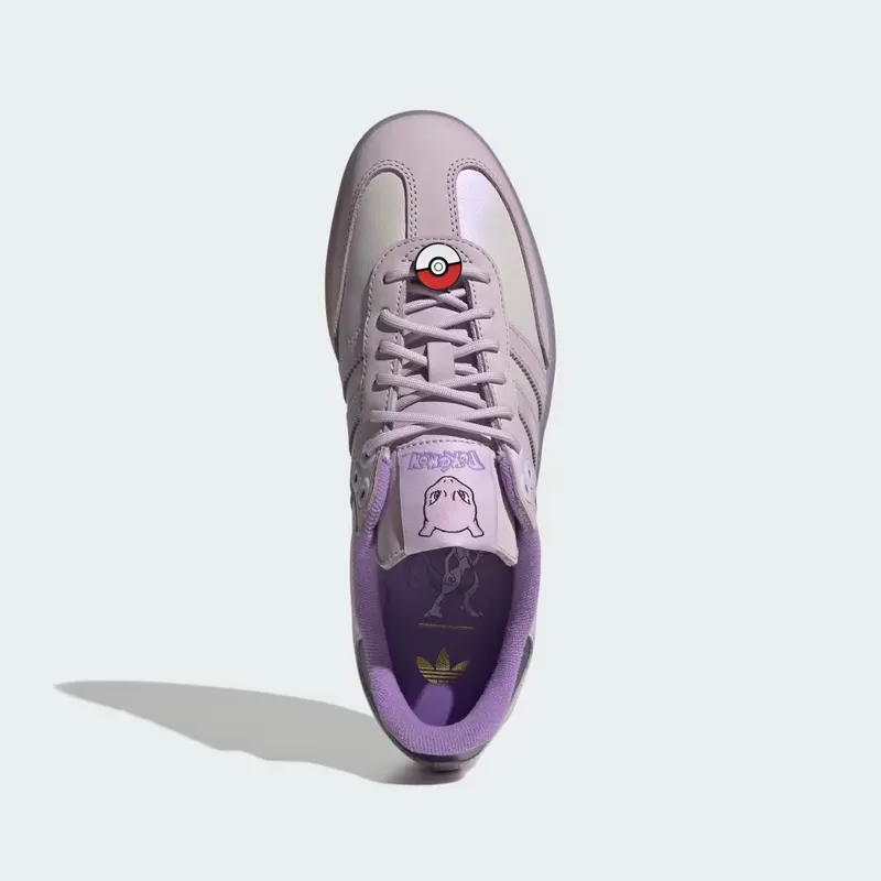 Pokemon x adidas Samba OG “Mewtwo”: lila parelmoer op 22 september (2)