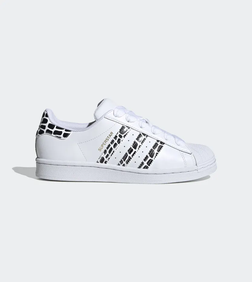 Adidas Superstar ‘Animal Print’ Cloud White/Gold Metallic/Core Black (FV3452)