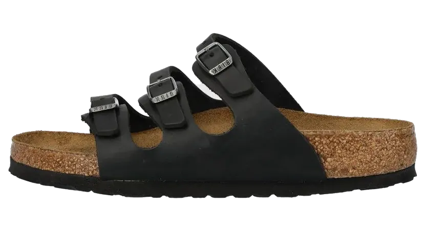 Birkenstock Florida Soft Footbed Sandals “Black” (1011445)