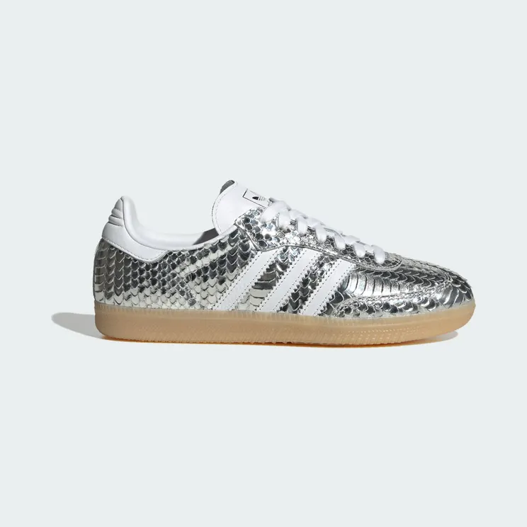 Adidas Samba Slangenprint Silver Metallic (IH9016)