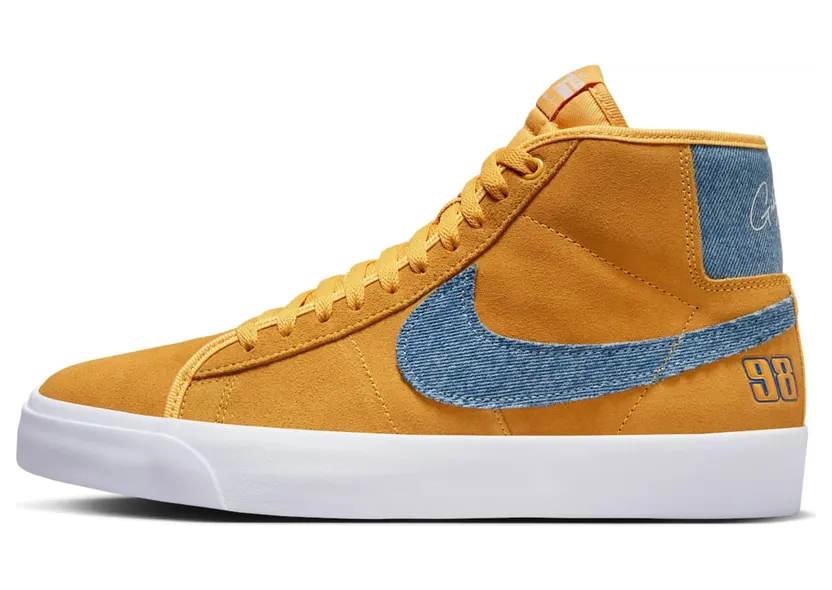 Nike SB Zoom Blazer Mid Pro GT Grant Taylor University Gold Denim (FD0269-700)