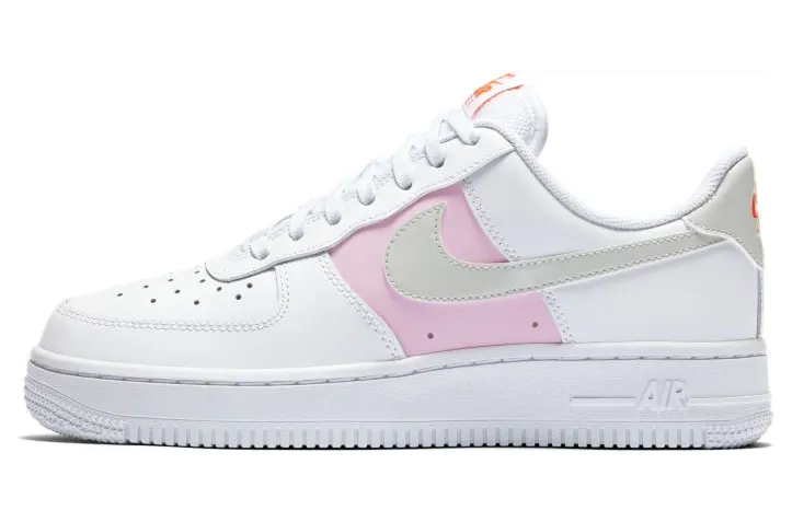 Nike Air Force 1 ’07 SE Premium ‘White Pink Foam’ White/Pink Foam/Total Orange (CZ0369-100)