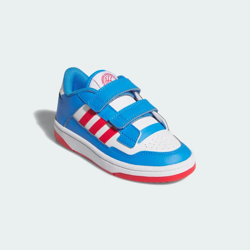 Adidas Rapid Court Kids Lucid Ray Blue / Pure Ruby / Cloud White (JS4765)