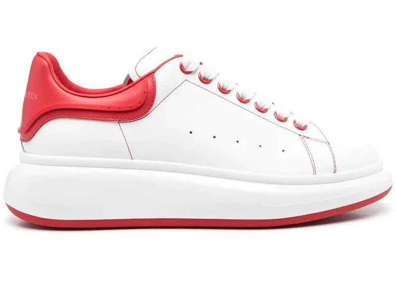 Alexander McQueen Oversized White Red Outline (735774 WICYV 9676)
