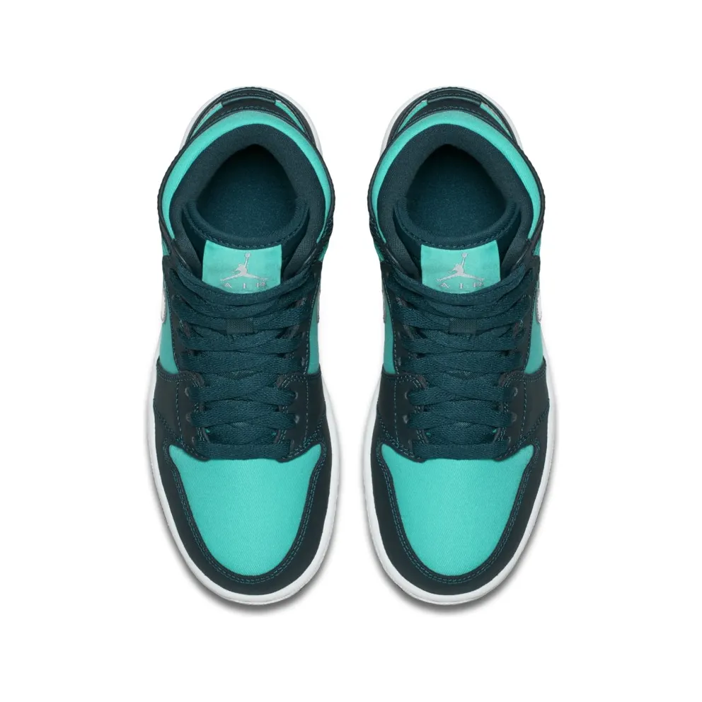 Jordan 1 Retro High Hyper Jade Metallic Silver (GS) Hyper Jade/Metallic Silver-Midnight Turquoise-White (332148-318)