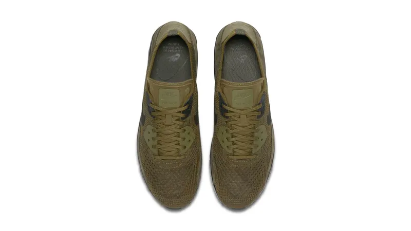 Nike Air Max 90 Ultra 2.0 Flyknit Olive Flak Olive Flak/Black-Cargo Khaki (875943-302)