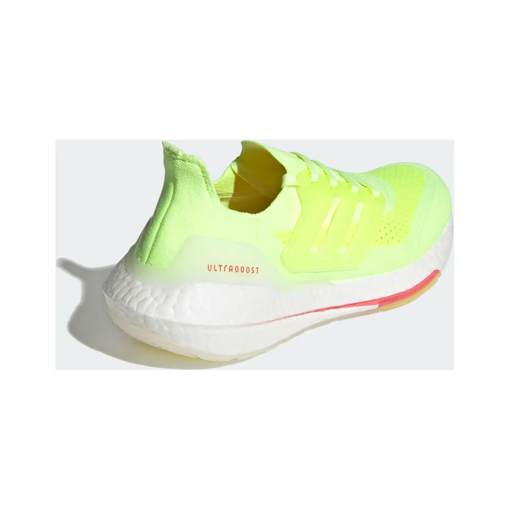adidas Ultraboost 21 Hi-Res Yellow / Cloud White / Hazy Rose (FY0398)