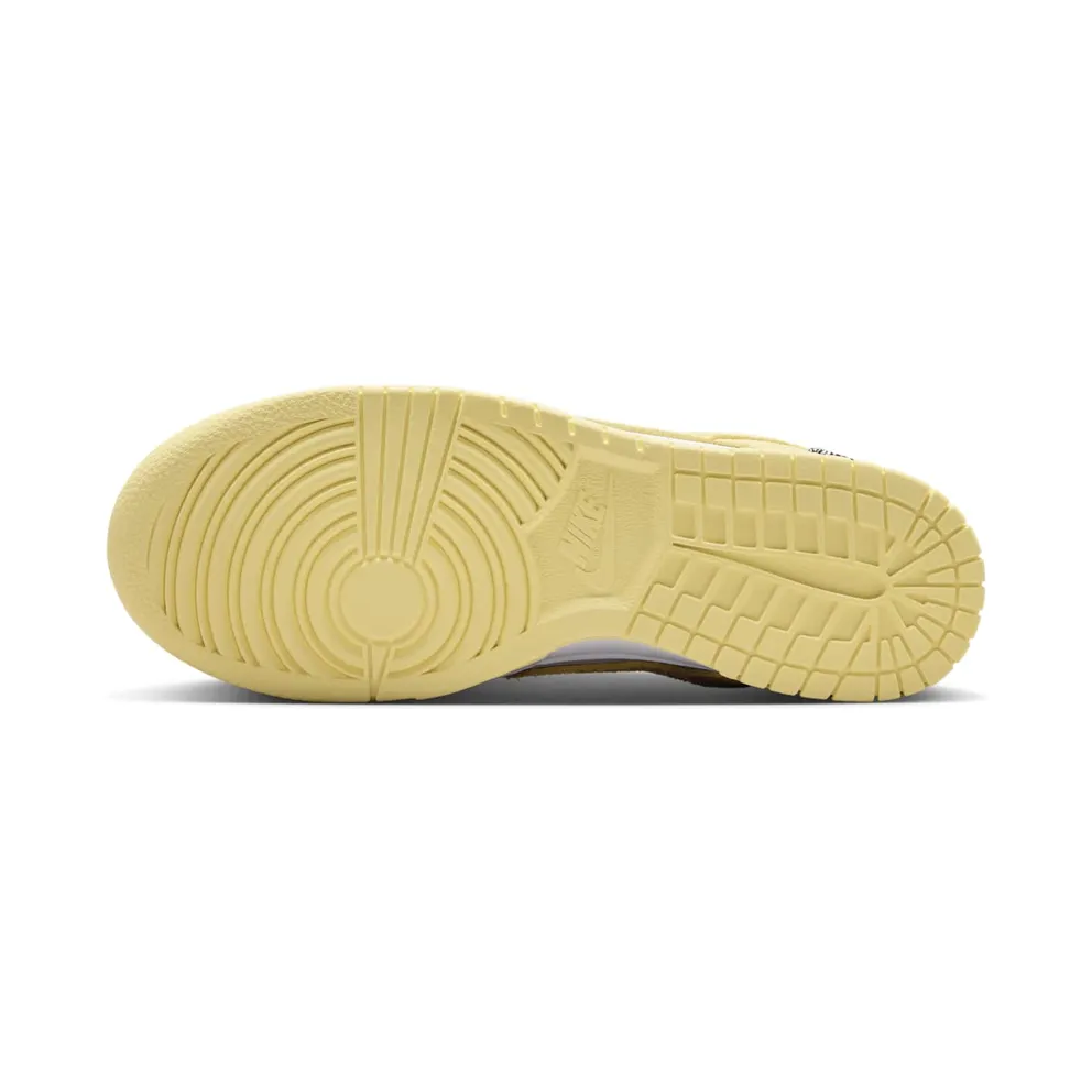 Nike Dunk Low Womens “Sail Soft Yellow Silver” (IO4244-104)