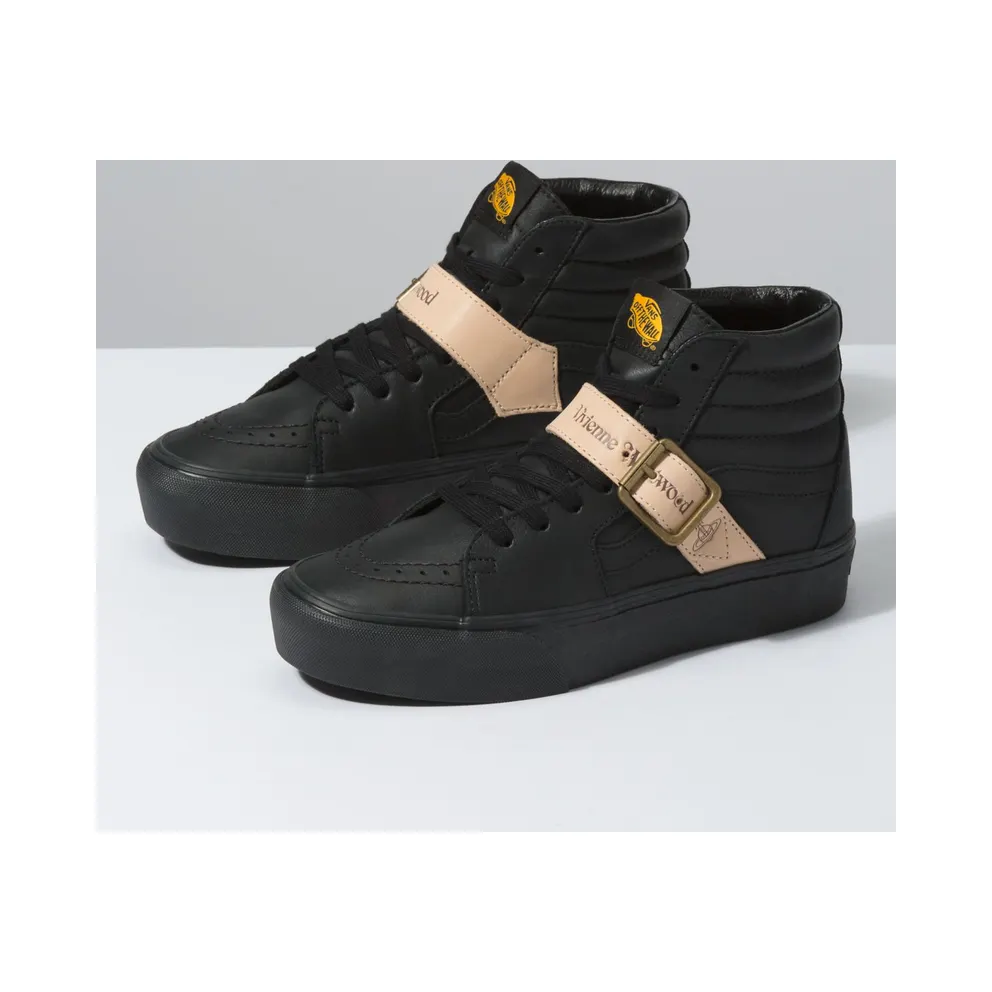 Vans Sk8-Hi Platform Vivienne Westwood Anglomania Buckle Black/Black (VN0A4BTUXKP)