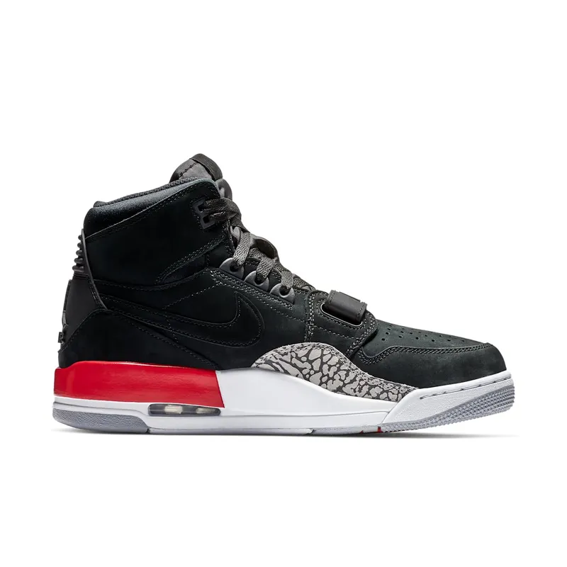 Jordan Legacy 312 Black Fire Red Black/Black-Fire Red (AV3922-060)