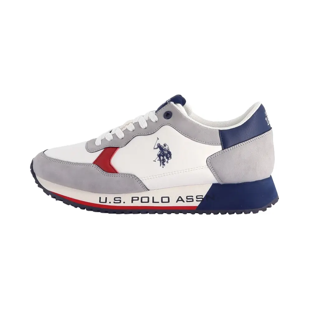 U.s. Polo Assn. sneaker White / Red (CLEEF011A-WHI)