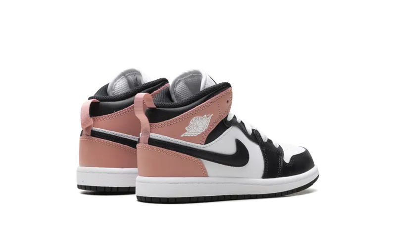 Jordan 1 Mid PS “White Rust Pink Black” (DQ8424-100)