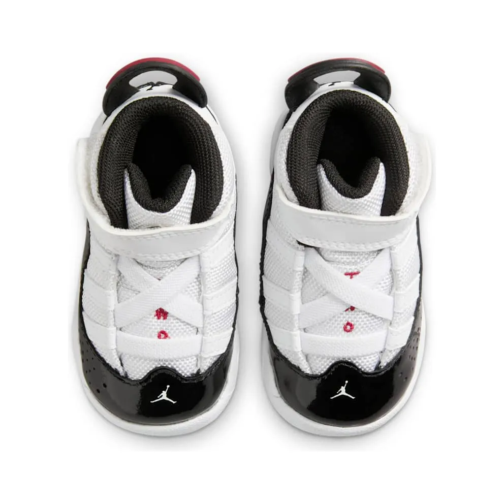 Jordan 6 Rings TD “White Varsity Red Black” (323420-164)