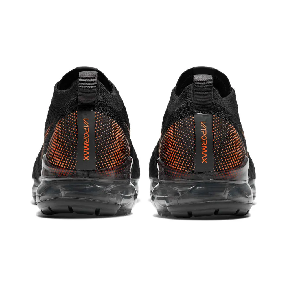Nike Air VaporMax Flyknit 3 Black Total Orange Dark Smoke Grey (CU1926-001)