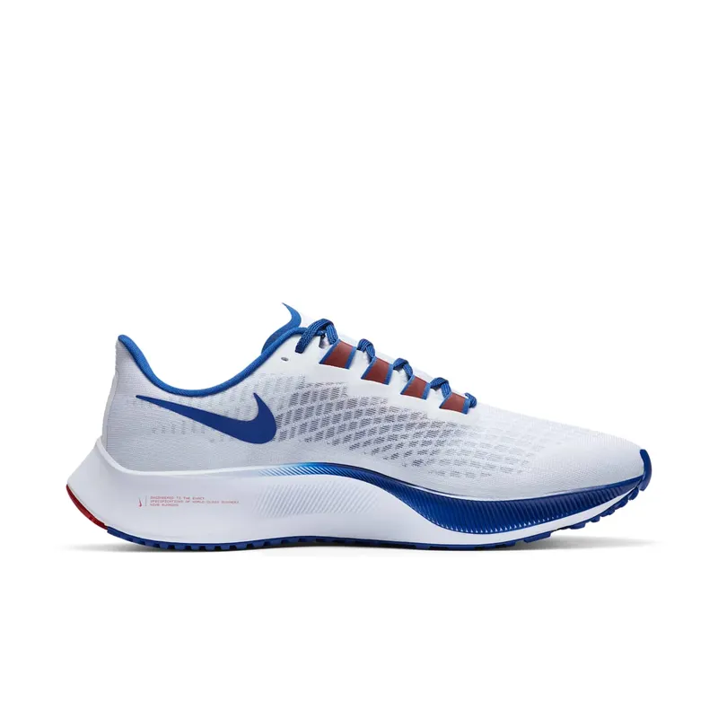 Nike Air Zoom Pegasus 37 New York Giants White/Pure Platinum-Rush Blue-Gym Red (CZ5452-100)