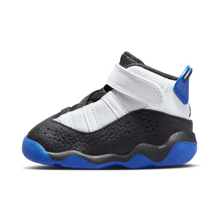 Air Jordan 6 RINGS TD “White / Black / Game Royal” (323420-142)